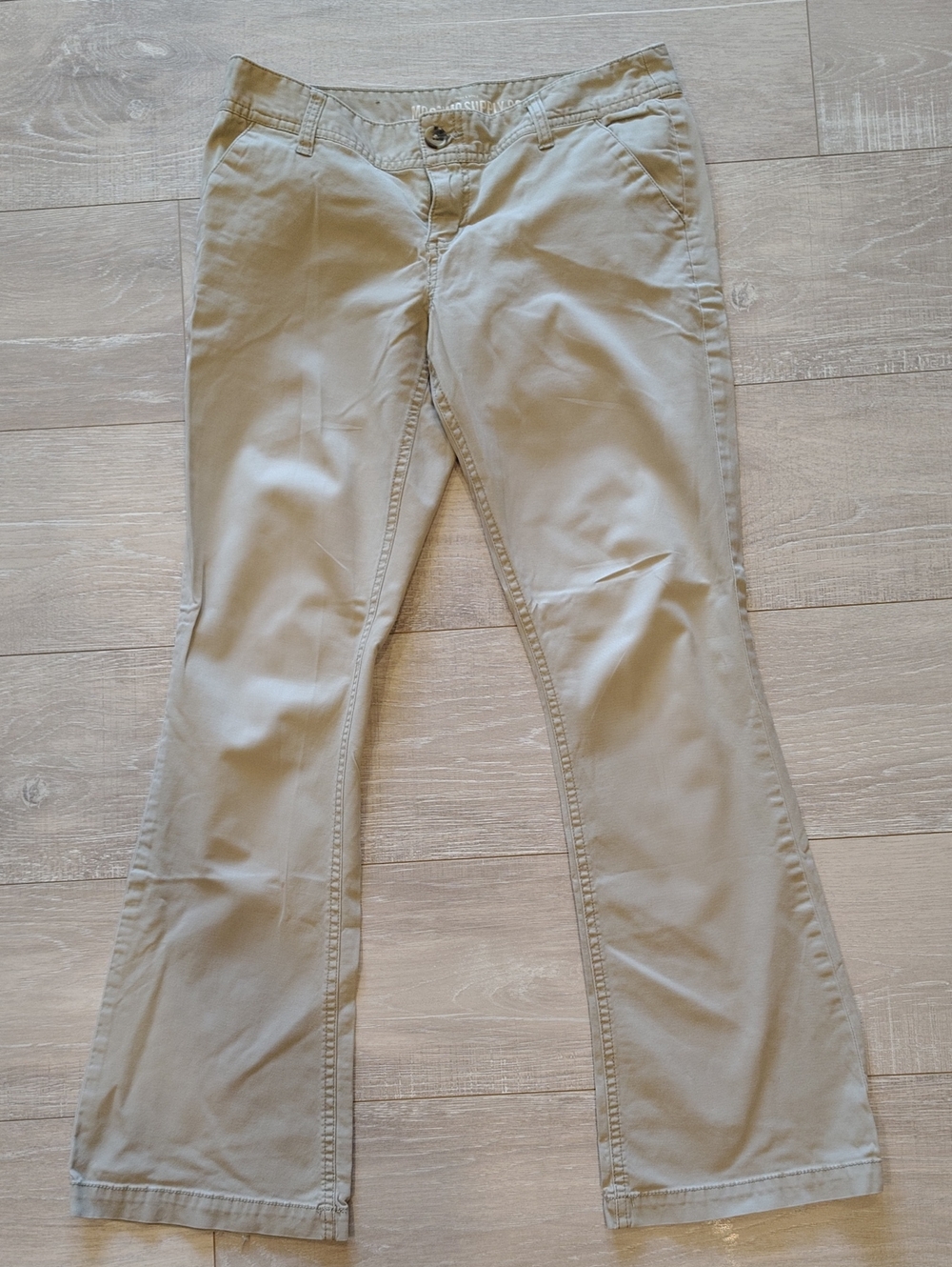 Mossimo Supply Co. Flare Leg Khaki Pants